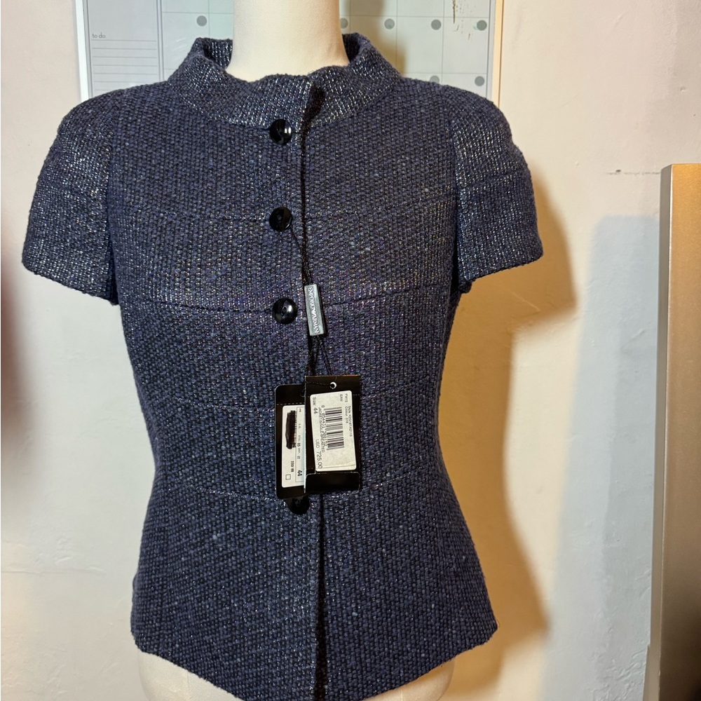 Emporio Armani Navy Blue Women's Top